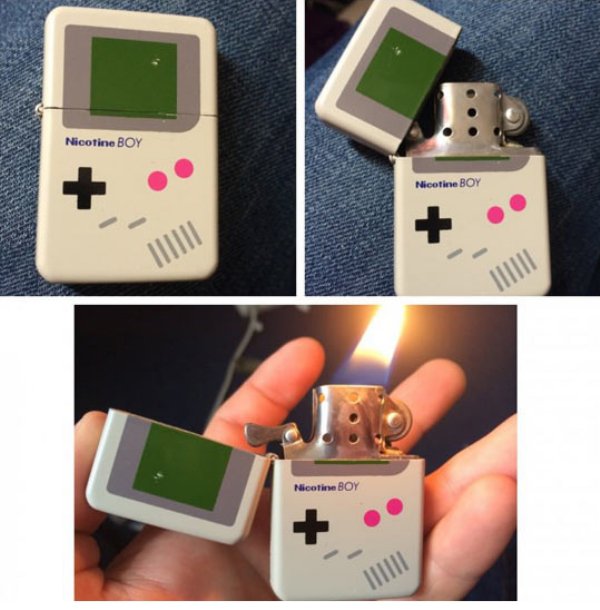 gameboy lighter - Nicotine Boy Nicotine Boy Nicotine Boy