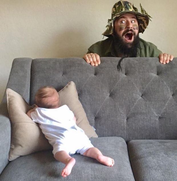 This Guy Takes Being A Dad Seriously