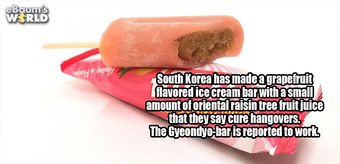 anti joke chicken - eBaum's Wtrld Mawih South Korea has made a grapefruit flavored ice cream bar with a small amount of oriental raisin tree fruit juice that they say cure hangovers. The Gyeondyobar is reported to work