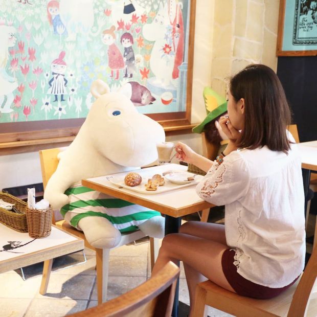 Cafes for lonely hearts. If you feel awkward sitting alone in a cafe, this is an option for you: when you come without any company, the staff will place a soft toy in front of you. Now you’re not alone.
