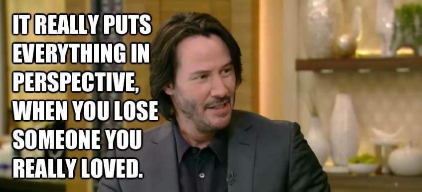 Advice From Keanu Reeves Is Something We All Relate To