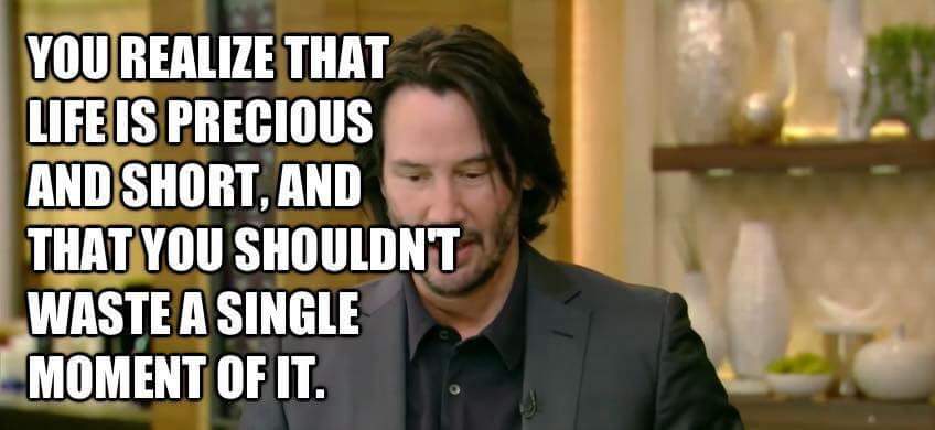 Advice From Keanu Reeves Is Something We All Relate To