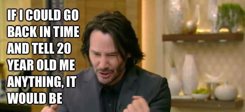 Advice From Keanu Reeves Is Something We All Relate To