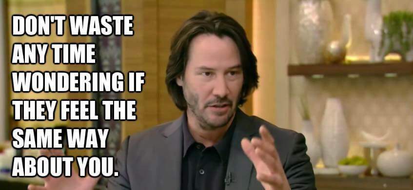 Advice From Keanu Reeves Is Something We All Relate To