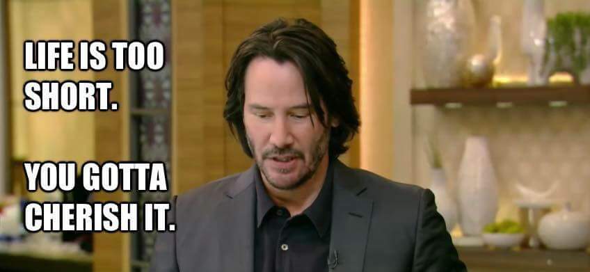 Advice From Keanu Reeves Is Something We All Relate To