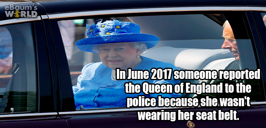 girly attitude quotes - eBaum's World In someone reported the Queen of England to the police because she wasn't wearing her seat belt.
