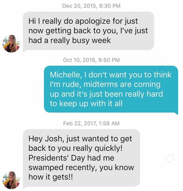 Two Strangers On Tinder Kept Up A Joke For Years Without Ever Actually Meeting