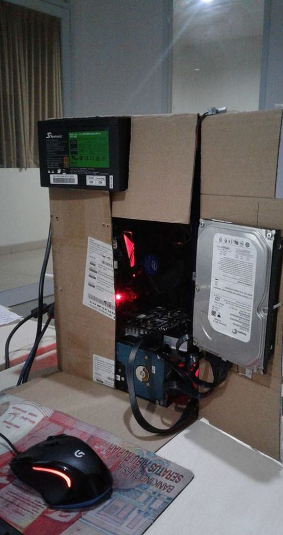 Ah, a cheap computer case.