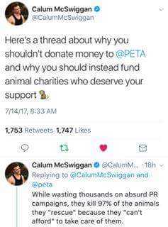 Angry Guy Owns PETA With Examples of Their Own Hypocrisy
