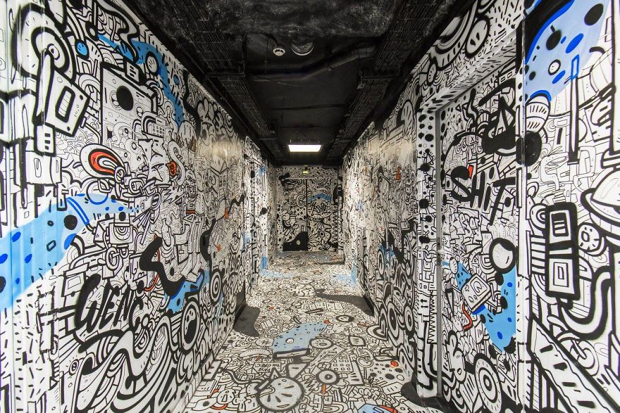 When Paris School Asked 100 Graffiti Artists To Paint It Before Renovation They Never Expected The Result To Be This Astonishing