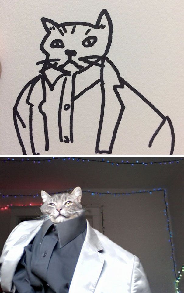 CATURDAY SPECIAL- The Famous Cats Of The Web Poorly Drawn