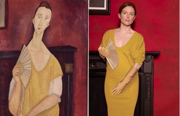 Woman With a Fan by Amedeo Modigliani.