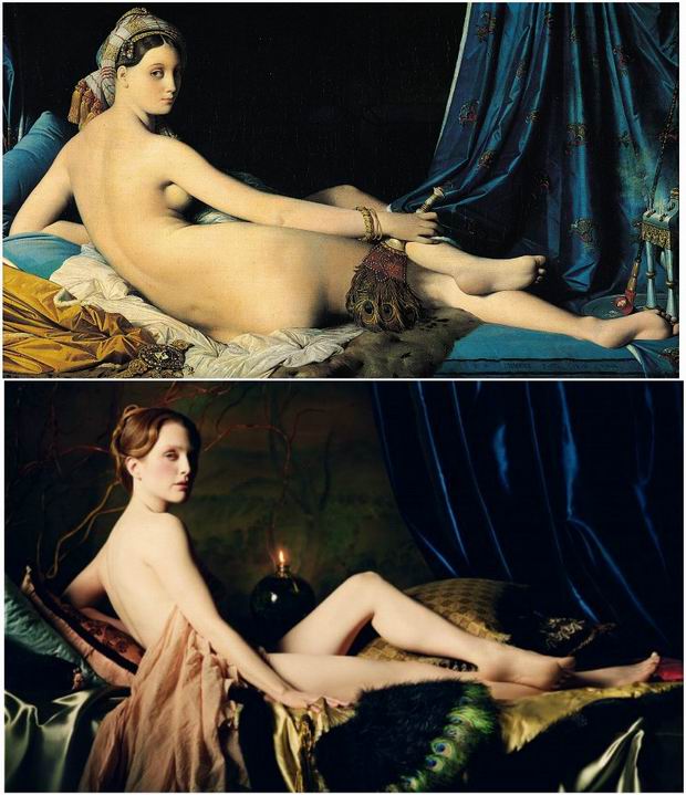 Grande Odalisque by Jean Auguste Dominique Ingres.