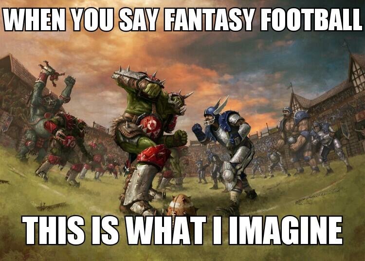funny fantasy football - When You Say Fantasy Football This Is What I Imagine