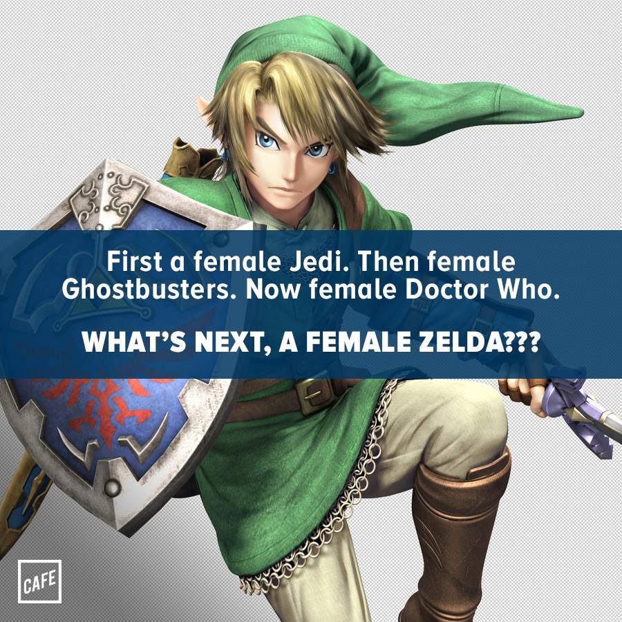 legend of zelda link hd - First a female Jedi. Then female Ghostbusters. Now female Doctor Who. What'S Next, A Female Zelda??? Cafe