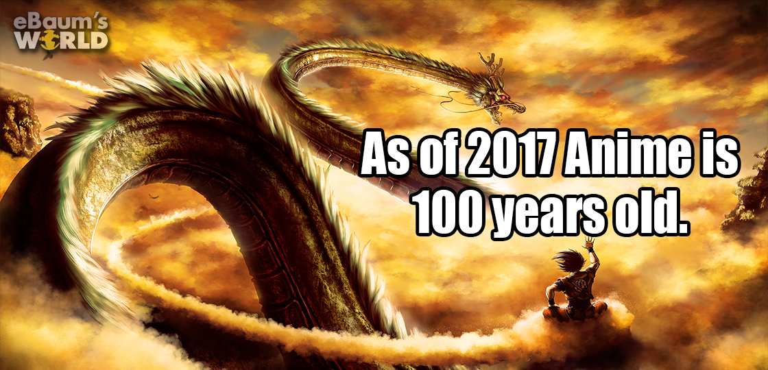 goku and shenron - eBaum's World As of 2017 Anime is 100 years old