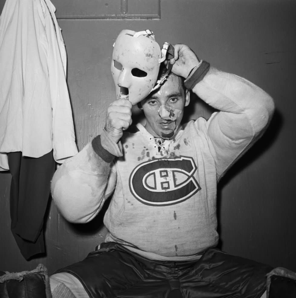 jacques plante mask