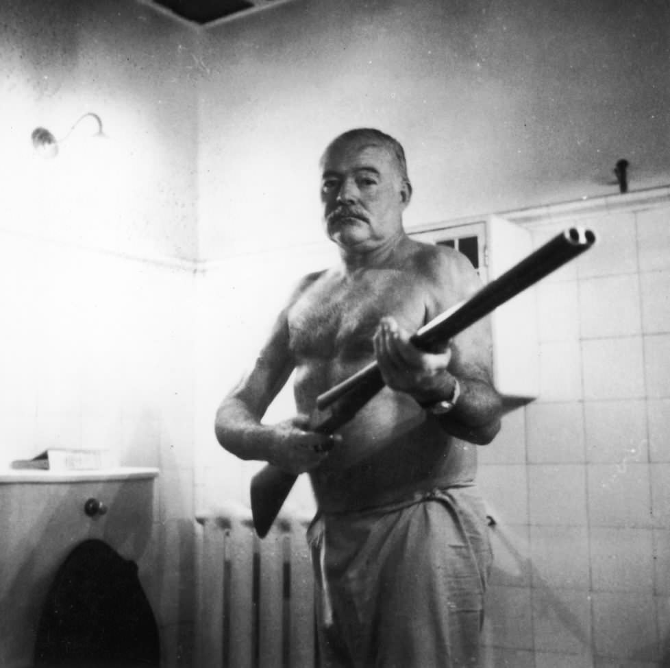 Ernest Hemingway, 1950.