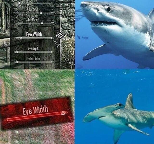 gaming eye width shark - Hal Eye Width Eye Depth Eyeliner Color Eye Width