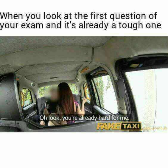 taxi fa - When you look at the first question of your exam and it's already a tough one Oh look, you're already hard for me. Fake Taxi Yoribu