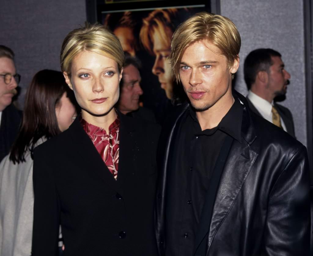 Gwyneth Paltrow and her boyfriend Brad Pitt attend his film premier of The Devils Own in 1997. The pair met on the film Se7en and stayed together for 3 years before Paltrow left Pitt as she didn't want a serious relationship. Paltrow would marry in 2003 until 2016 to Chris Martin and have 2 children. Recently, Paltrow said in an interview that Pitt may have been the one that got away. Interesting timing to admit that considering they are both single now.