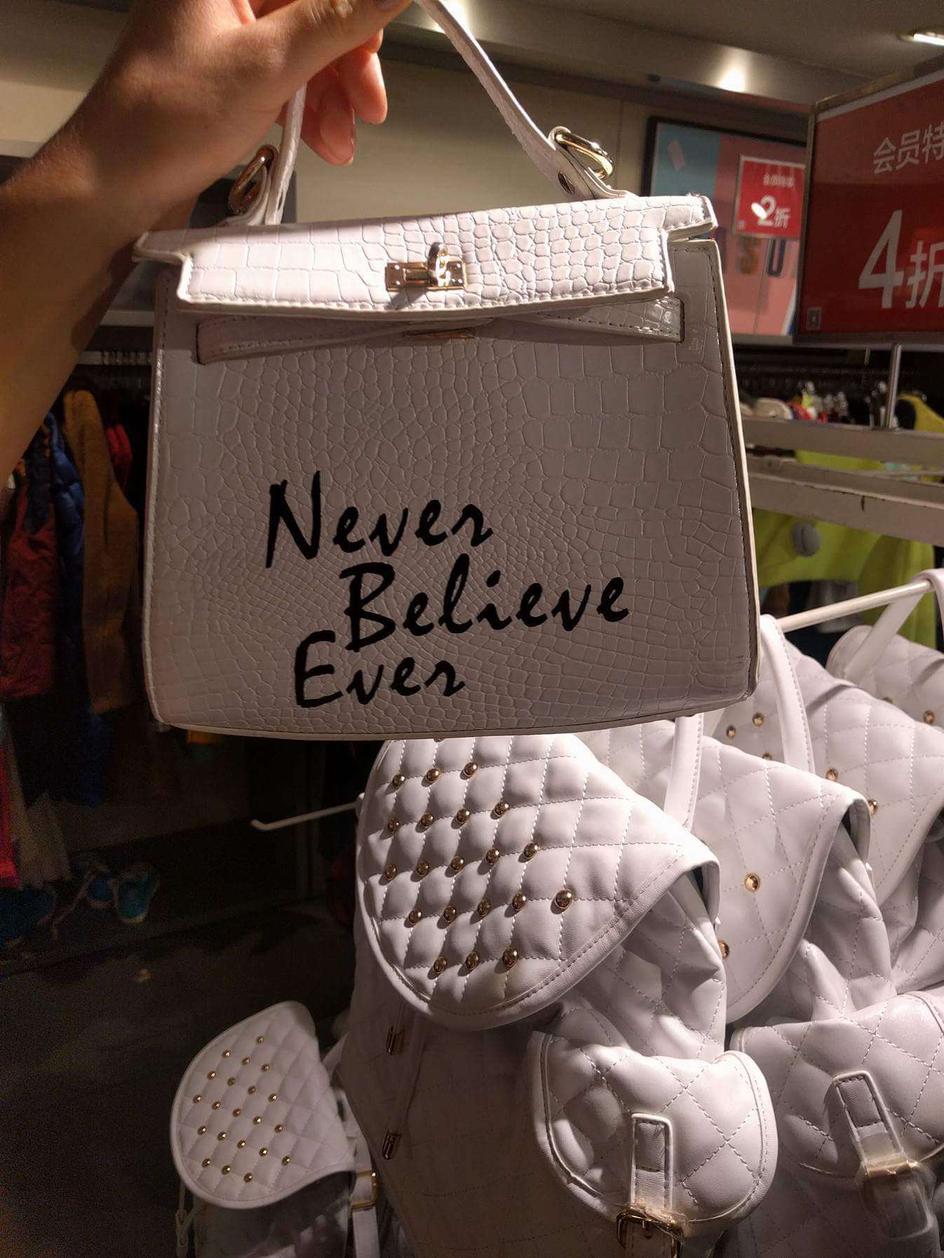 handbag - Never Believe Ever