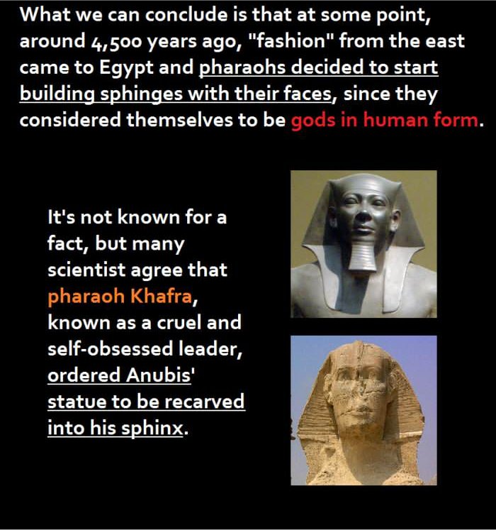 Interesting Theory That The Sphinx Isn't A Sphinx