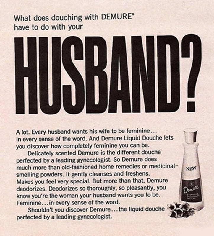 douching meaning - What does douching with Demure have to do with your New A lot. Every husband wants his wife to be feminine.. in every sense of the word. And Demure Liquid Douche lets you discover how completely feminine you can be. Delicately scented D