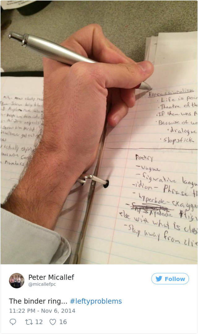 50 Things Those Left Handed Will Relate To
