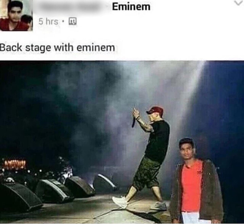 backstage with eminem meme - Eminem 5 hrs.me Back stage with eminem