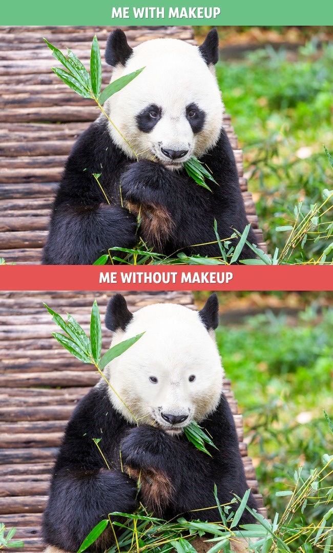 Me With Makeup Me Without Makeup