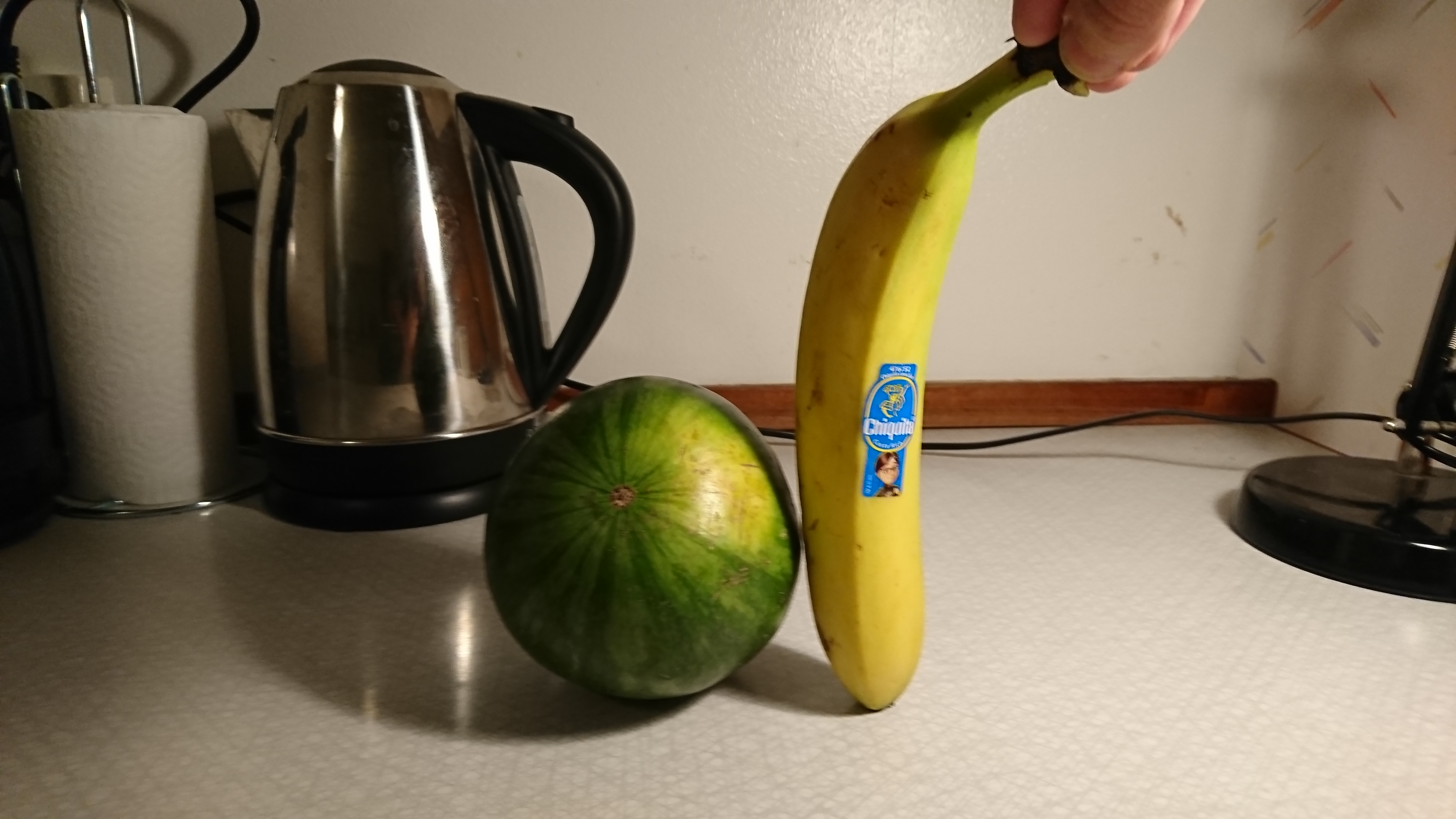 "Banana for scale again."