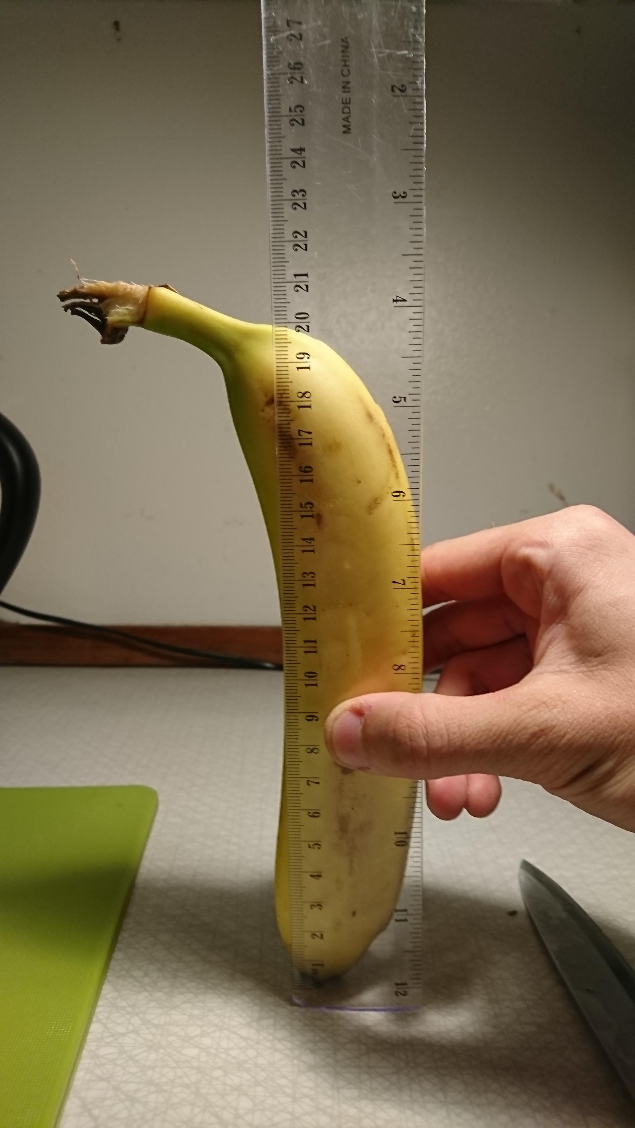 Scale for banana (Didn't see that one coming, did you?)