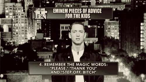kidz bop 17 - .... . Tatlsb Eminem Pieces Of Advice For The Kids 4. Remember The Magic Words "Please," "Thank You" And "Step Off, Bitch"