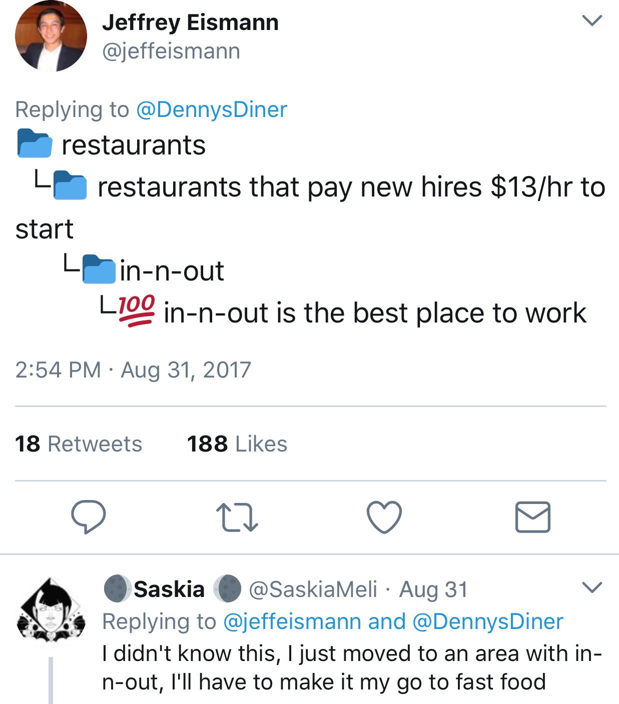 More brutal posts about how Denny's underpays its staff.