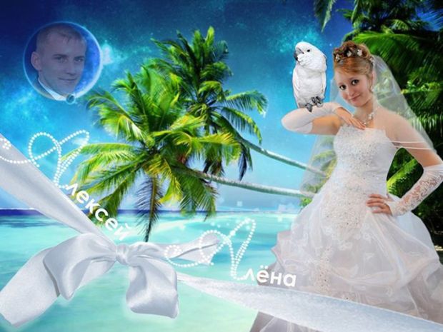 21 Terribly Photoshopped Wedding Photos From Russia