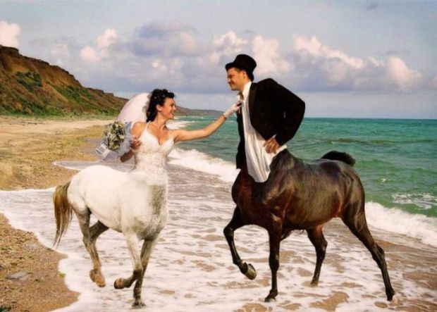 21 Terribly Photoshopped Wedding Photos From Russia