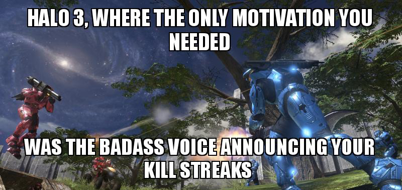 halo 3 armor lights - Halo 3, Where The Only Motivation You Needed Was The Badass Voice Announcing Your Kill Streaks