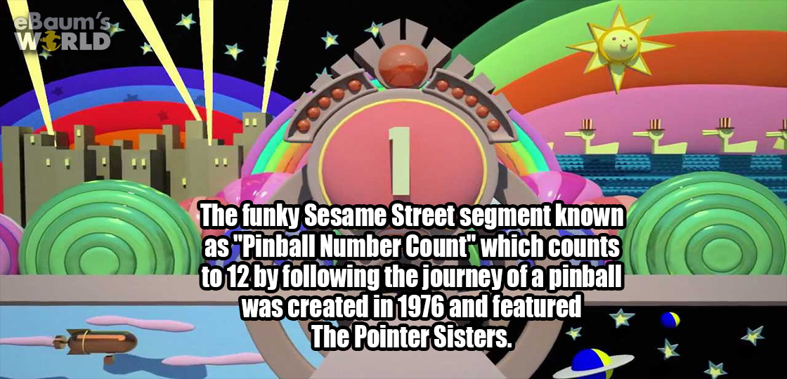 the pinball 1 thru 12 song fun fact