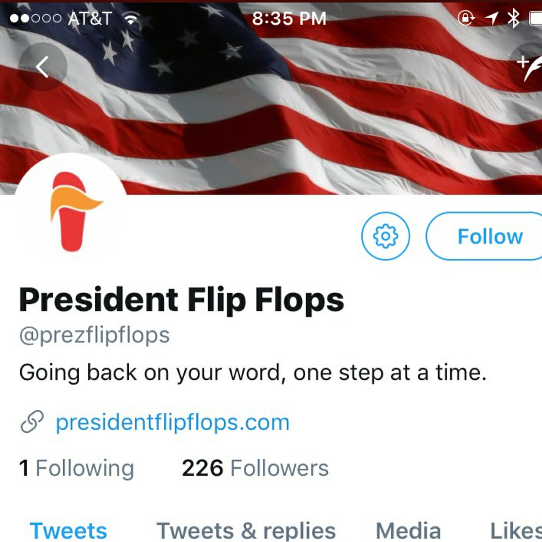 Are The President Flip Flops The Thing We Need Right Now?