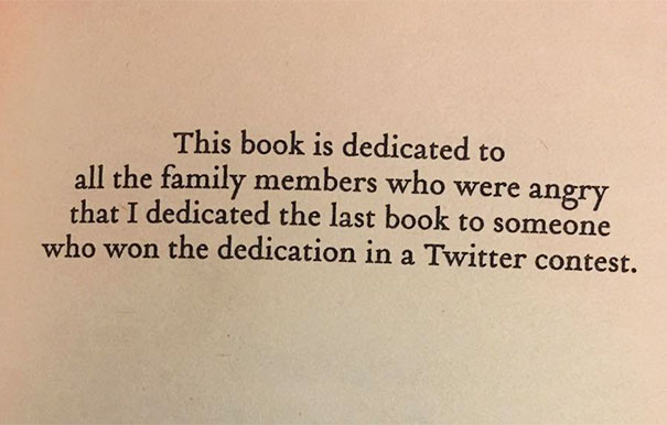 20 Book Authors Who Went Wild With The Dedications