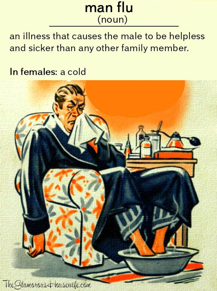 Women Make Fun Of The "Man Cold"