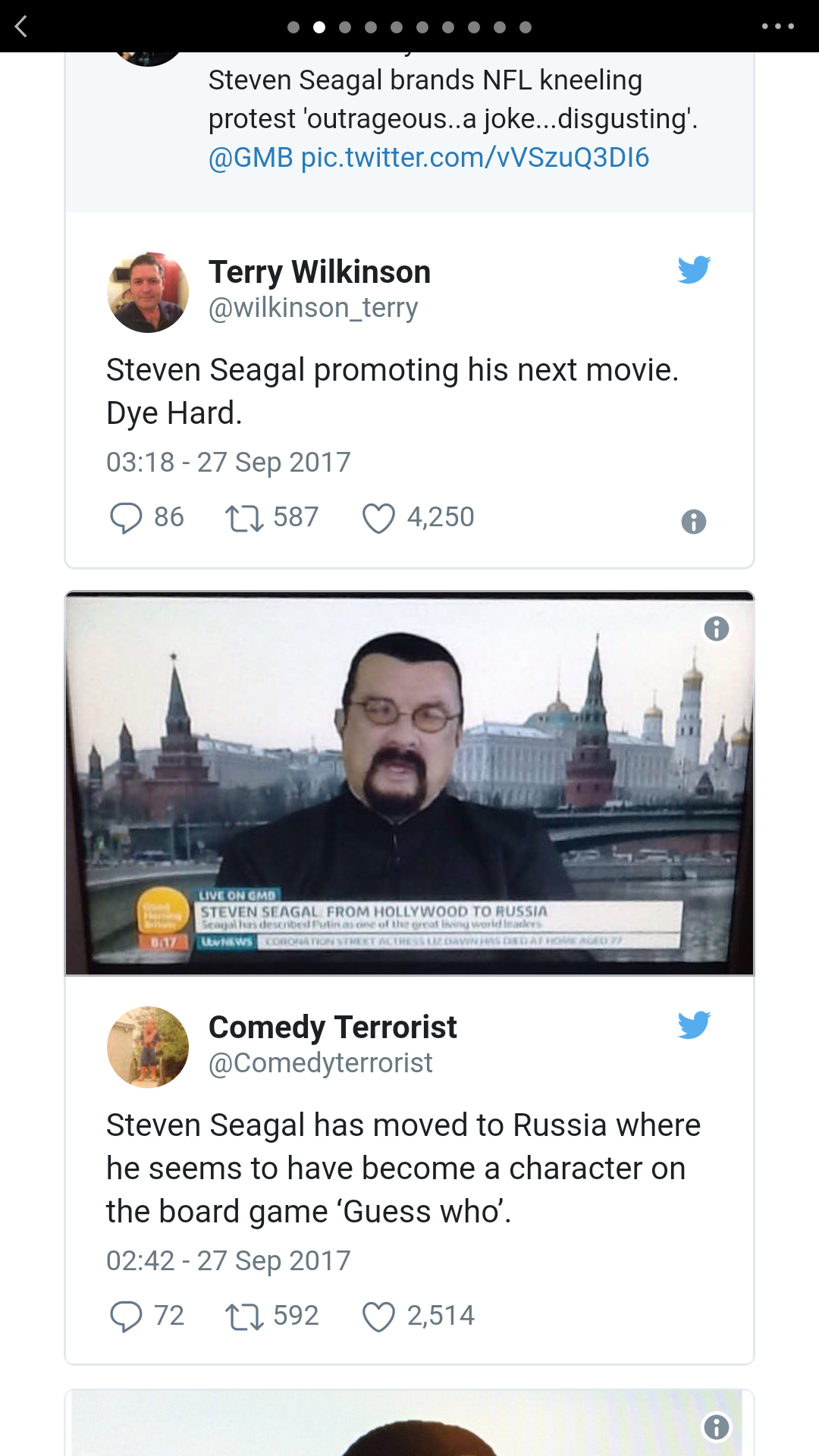 Steven Seagal's New Look Gets Mercilessly Roasted By The Internet