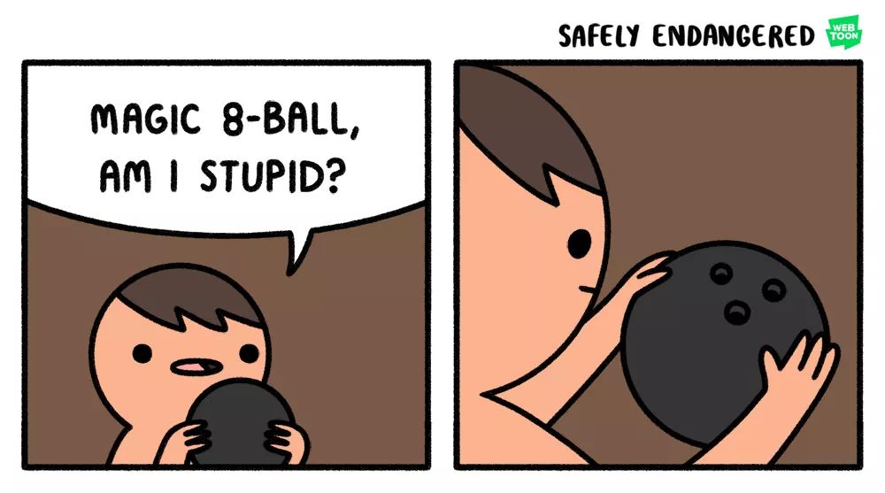 magic 8 ball am i stupid - Safely Endangered The Magic 8Ball, Am I Stupid?