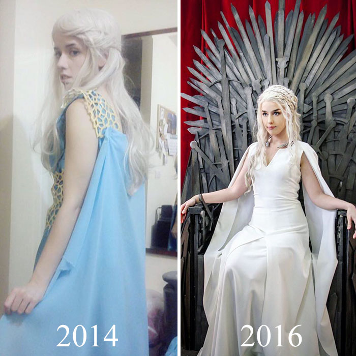 21 Cosplayers Show How They've Improved Through Years Of Cosplaying