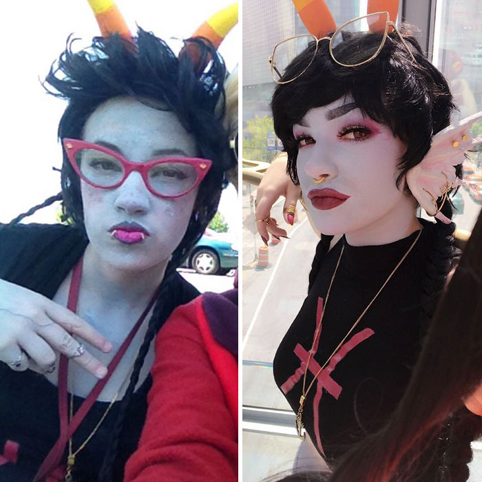 21 Cosplayers Show How They've Improved Through Years Of Cosplaying