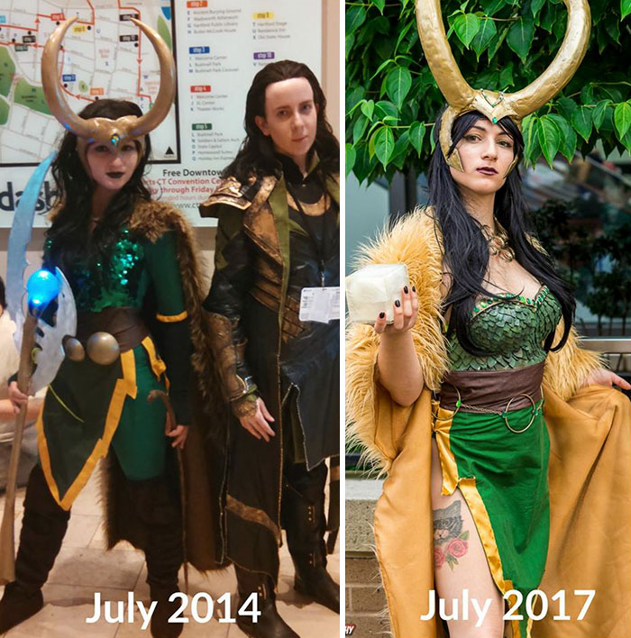 21 Cosplayers Show How They've Improved Through Years Of Cosplaying