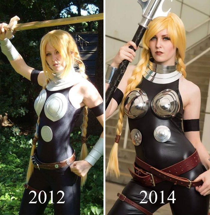 21 Cosplayers Show How They've Improved Through Years Of Cosplaying