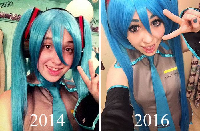 21 Cosplayers Show How They've Improved Through Years Of Cosplaying