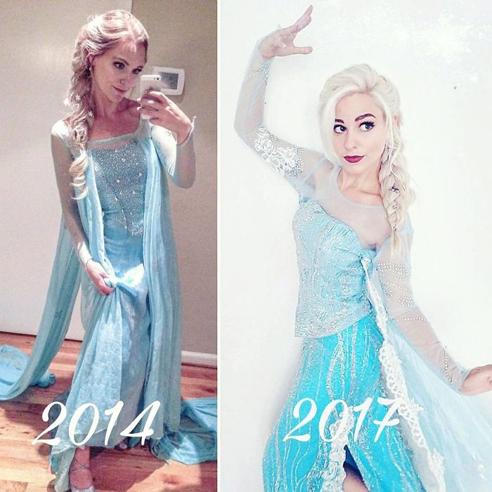 21 Cosplayers Show How They've Improved Through Years Of Cosplaying